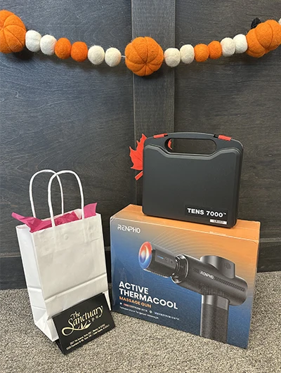 Chiropractic Cedar Rapids IA Fall Referral Wellness Basket